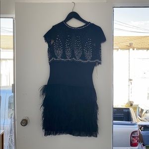 Karley Ostrich Dress